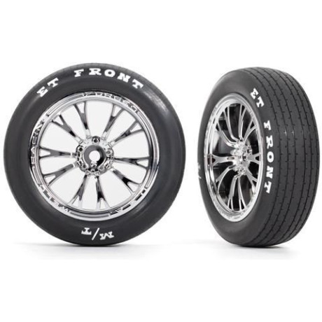 Traxxas kolo, disk Weld chromovaný (přední) (2)