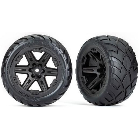 Traxxas kolo 2.8", disk RTX černý, pneu Anaconda (4WD přední/zadní, 2WD přední) (2)
