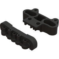 Pótalkatrész RC modellautóhoz Arrma Outcast 6S BLX: lökhárító tartó.