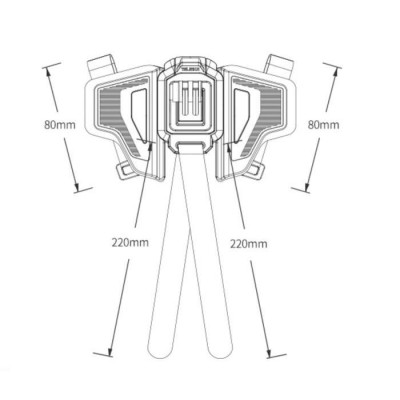 Osmo - Speciální držák kamery na integrální helmu