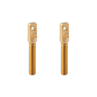 Mosazný šroub M3 s okem, 10 ks.
