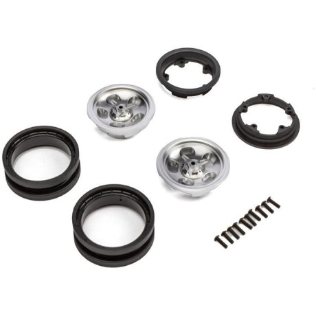 Axial disk 1.9" Retro Slot Beadlock, satén (2)