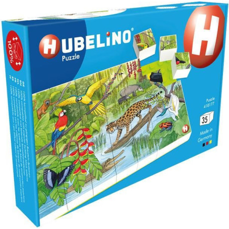 HUBELINO Puzzle - Zvířata v pralese