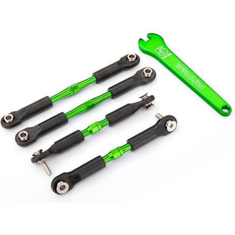 Traxxas ojnička 39/49mm hliníková zelená (2+2)