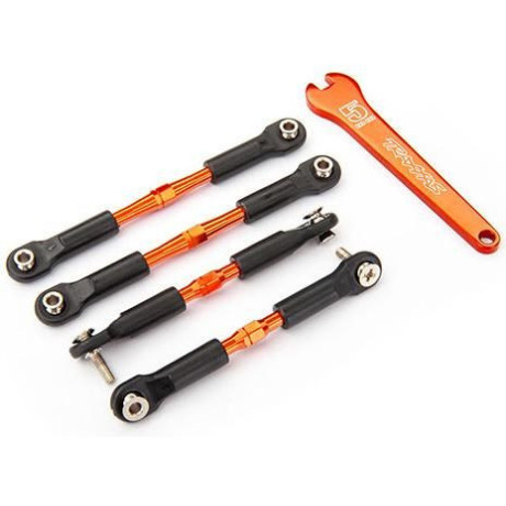 Traxxas ojnička 39/49mm hliníková oranžová (2+2)