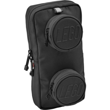 LEGO ledvinka Signature Brick 1x2 - černá