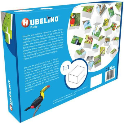 HUBELINO Puzzle - Zvířata v pralese