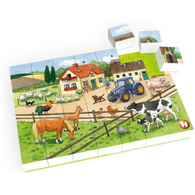 HUBELINO Puzzle - Život na farmě
