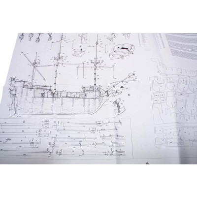 MAMOLI Golden Hind 1577 1:53 kit