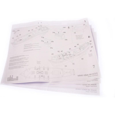 MINI MAMOLI H.M.S. Beagle 1:121 kit