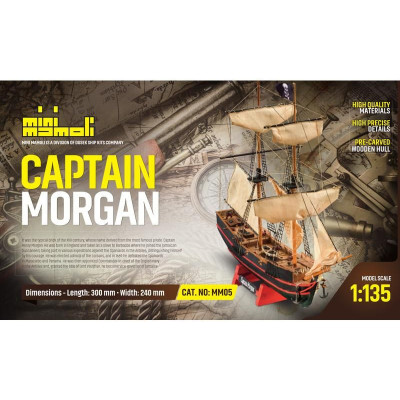 MINI MAMOLI Capitain Morgan 1:135 kit