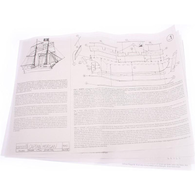 MINI MAMOLI Capitain Morgan 1:135 kit