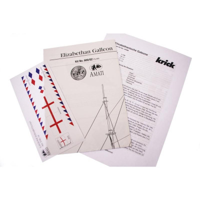 AMATI Galeóna 1:135 First step kit