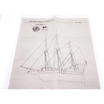 AMATI Galeóna 1:135 First step kit