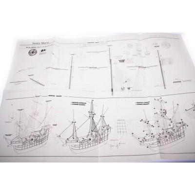 AMATI Santa Maria 1:100 First step kit