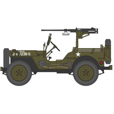 Classic Kit military A02339 - Willys Jeep, Trailer & 6PDR Gun (1:72)