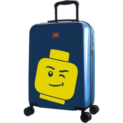 LEGO Luggage Cestovní kufr ColourBox Minifigure Head 20" - malinový
