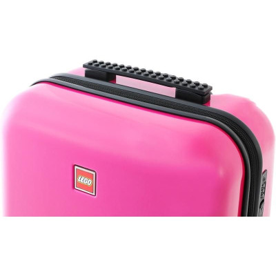 LEGO Luggage Cestovní kufr ColourBox Minifigure Head 20" - malinový