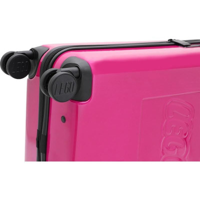 LEGO Luggage Cestovní kufr ColourBox Minifigure Head 20" - malinový