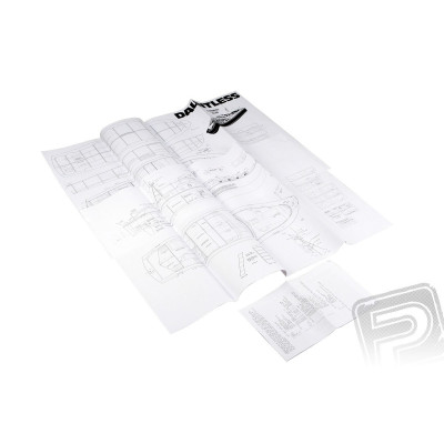 Dauntless motorová jachta 1245mm