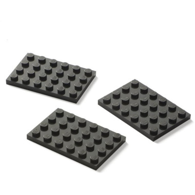 LEGO organizér se třemi zásuvkami - tmavě šedá