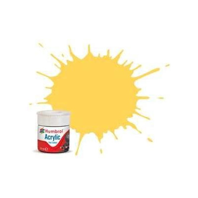 Humbrol barva akryl železniční AB2407 - No RC407 BR Yellow - Matt - 14ml