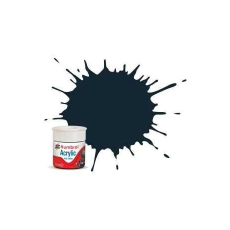 Humbrol barva akryl železniční AB2414 - No RC414 Executive Dark Grey - Matt - 14ml