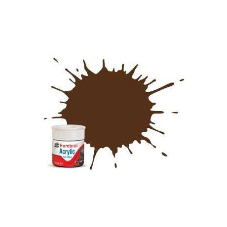 Humbrol barva akryl železniční AB2415 - No RC415 Pullman Umber Brown - Matt - 14ml