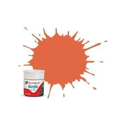 Humbrol barva akryl železniční AB2420 - No RC420 Orange Lining - Matt - 14ml