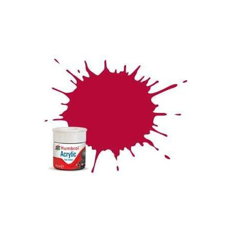 Humbrol barva akryl železniční AB2423 - No RC423 Carmine - Matt - 14ml