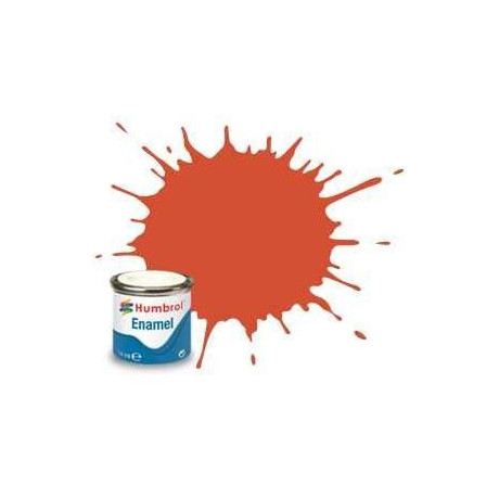 Humbrol barva email AA1451 - No 132 Red - Satin - 14ml
