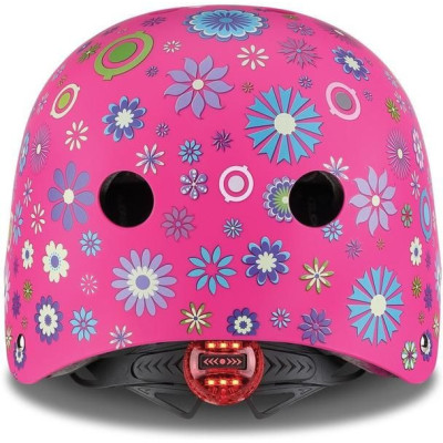 Globber - Dětská přilba Elite Lights Navy Blue Racing XS/S