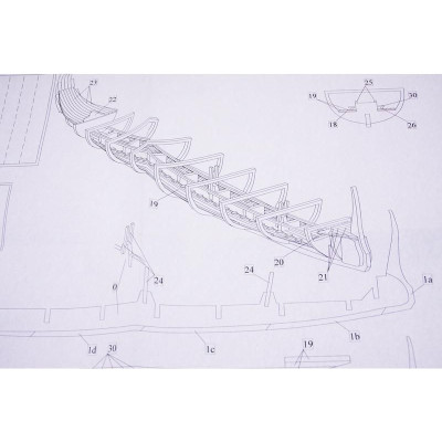 Dušek Řecká triréma 480 př.n.l 1:72 kit