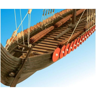 Dušek Vikingská prodloužená loď 1060 1:35 kit