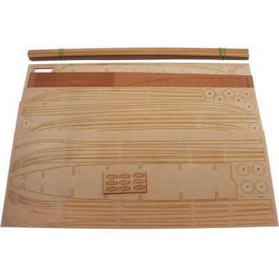 Dušek Vikingská prodloužená loď 1060 1:35 kit