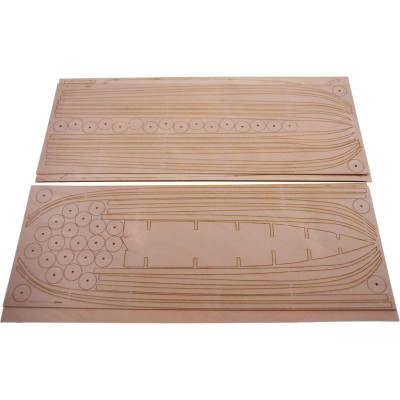 Dušek Vikingská prodloužená loď 1060 1:35 kit