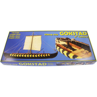 Dušek Vikingská loď Gokstad 1:35 kit