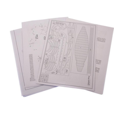 Dušek Vikingská loď Gokstad 1:35 kit