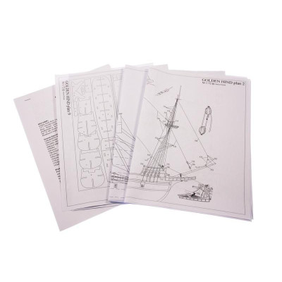 Dušek Golden Hind 1577 1:72 kit