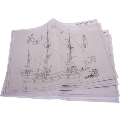 Dušek Golden Hind 1577 1:72 kit