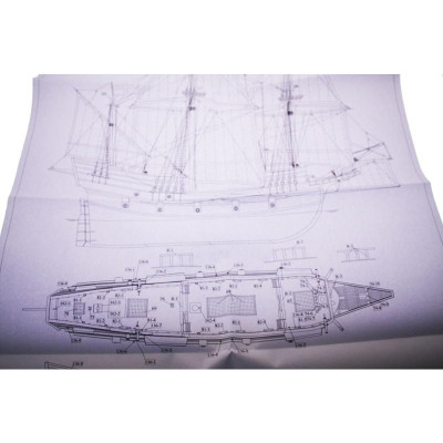 Dušek Golden Hind 1577 1:72 kit