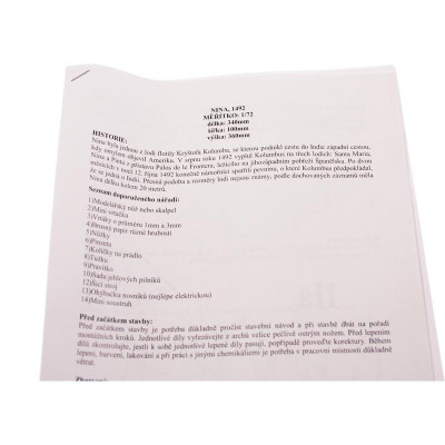 Dušek Nina 1492 1:72 kit