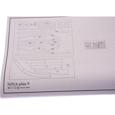 Dušek Nina 1492 1:72 kit