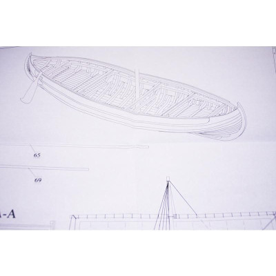 Dušek Vikingská loď Knarr 1:72 kit