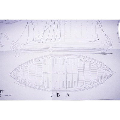 Dušek Vikingská loď Knarr 1:72 kit
