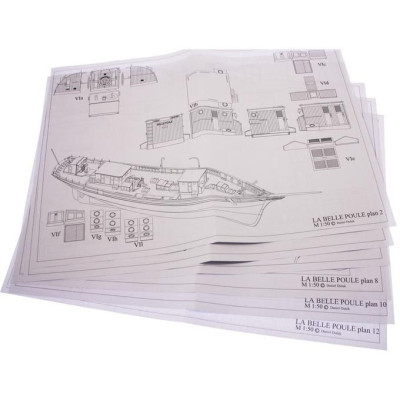 Dušek La Belle Poule 1932 1:50 kit