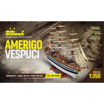 MINI MAMOLI Amerigo Vespucci 1:350 kit