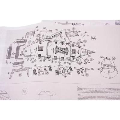 MINI MAMOLI Golden Hind 1:110 kit