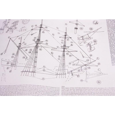 MINI MAMOLI Golden Hind 1:110 kit