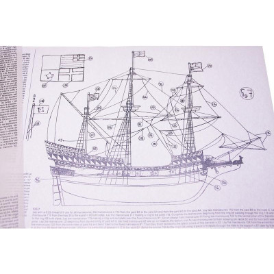 MINI MAMOLI Golden Hind 1:110 kit